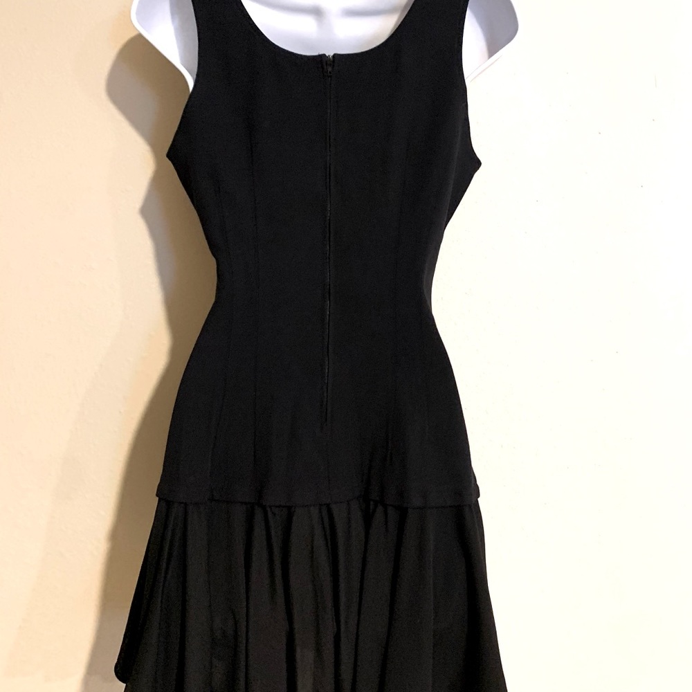 Cache Vintage Ruffle Black Dress - Picture 2 of 4
